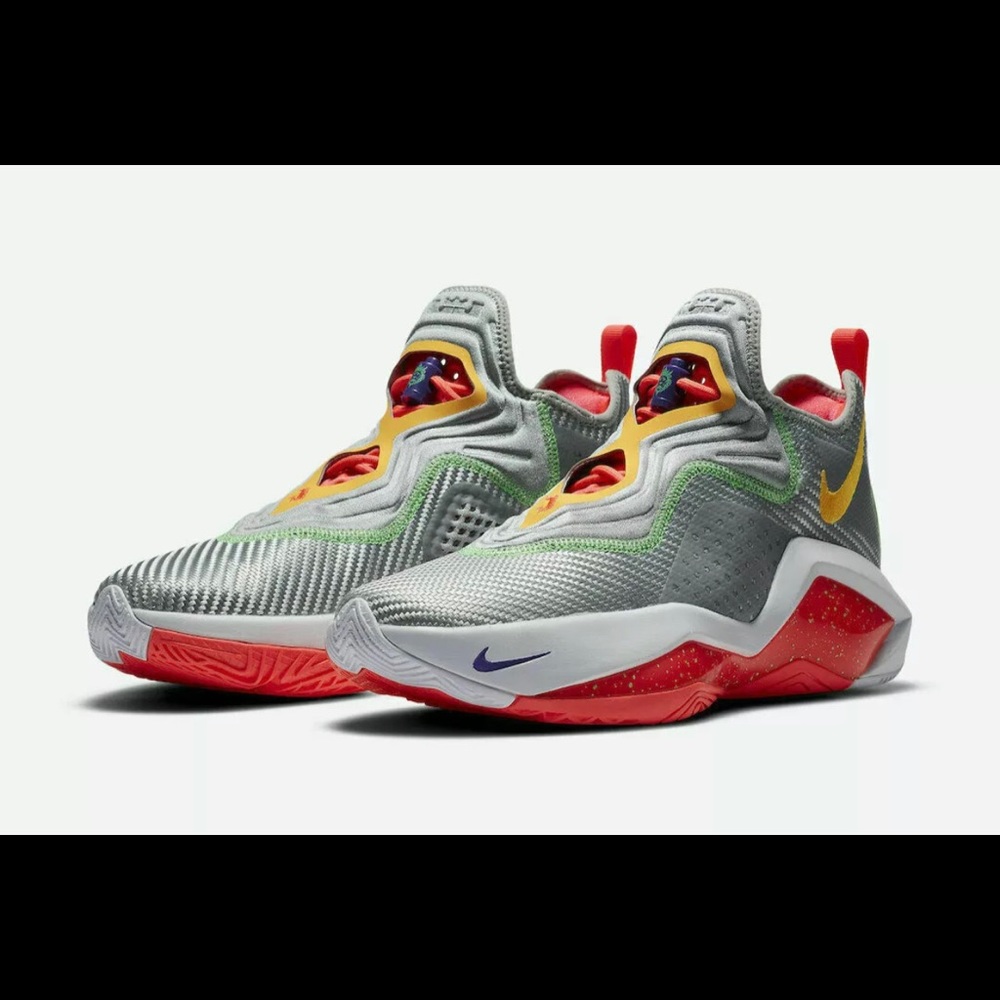 Nike Air Zoom LeBron James Soldier XIV Hare CK6024 Size 12